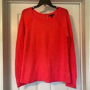 +American Eagle Outfitters Coral Crewneck Sweater